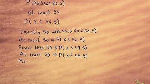 Stats 5.5 Normal Approximations to Binomial Distributions