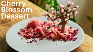 Food Plating and Design: The Cherry Blossom Tree | Food Art Ft. Music by FJØRA