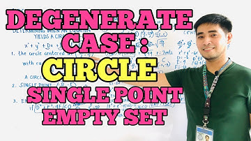 SOLVING DEGENERATE CASES OF A CIRCLE | SINGLE POINT | EMPTY SET | SHS - PRE CALCULUS |JUDD HERNANDEZ