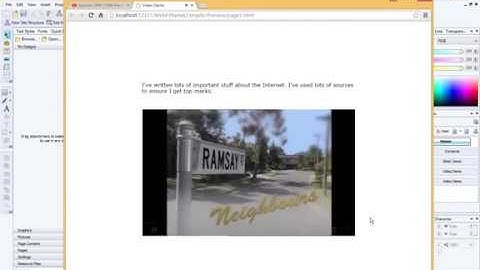 Embedding YouTube video within your eBook in Serif MoviePlus