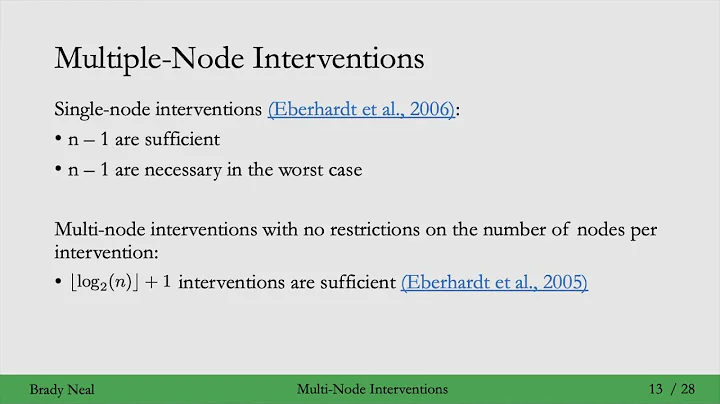 11.5 - Multi-Node Interventions for Causal Discovery