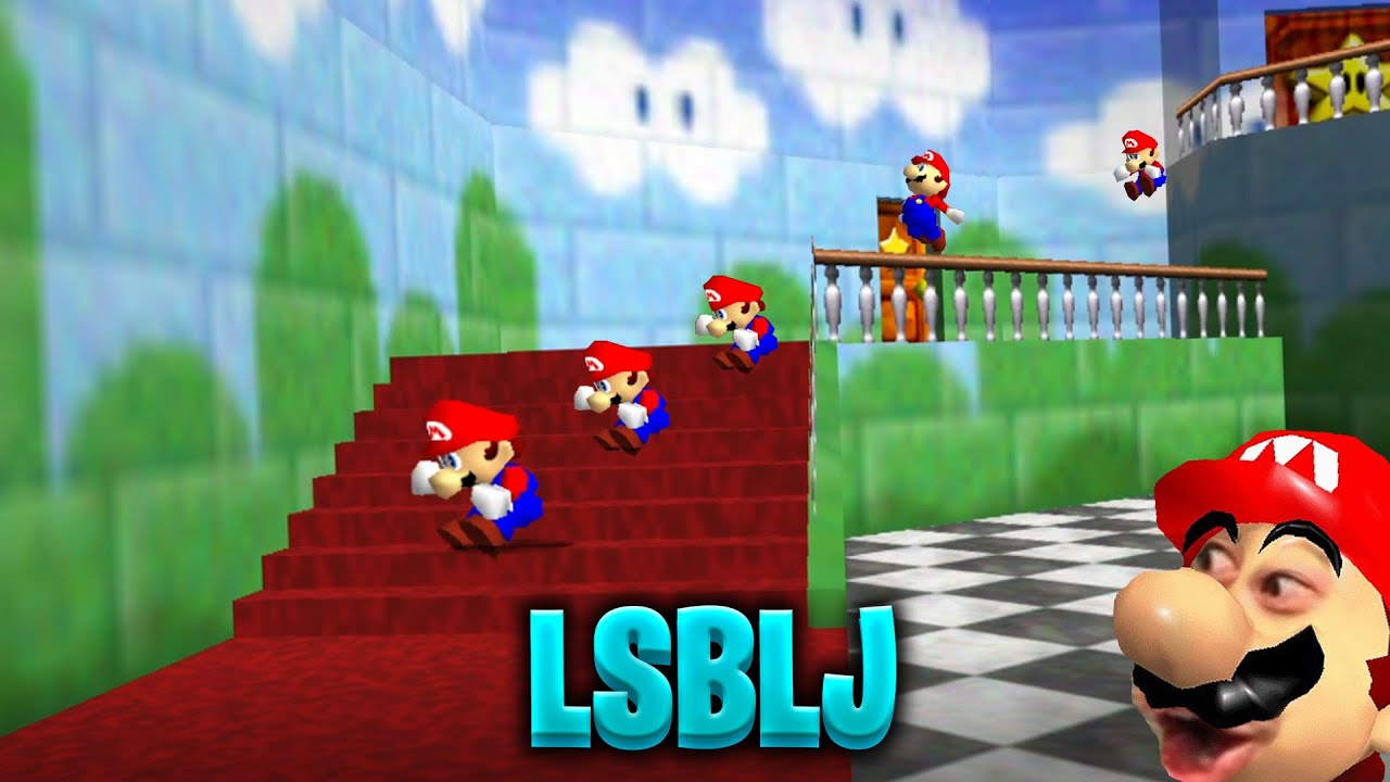 LSBLJ Lobby Stairs Backward Long Jump NON TAS  Super Mario 64