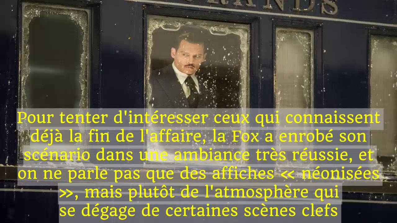 Le Crime De L Orient Express Critiques De Films Le Crime De L Orient Express Peur Sur Le Train Youtube