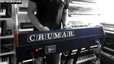 Crumar Performer & Moog Taurus (1979) Analog Synthesizer "70s soundtrack style"