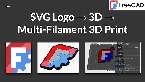 Hoe u een meerkleurig 3D-printbaar logo maakt in FreeCAD 1.1 en Slicer (stap-voor-stap)