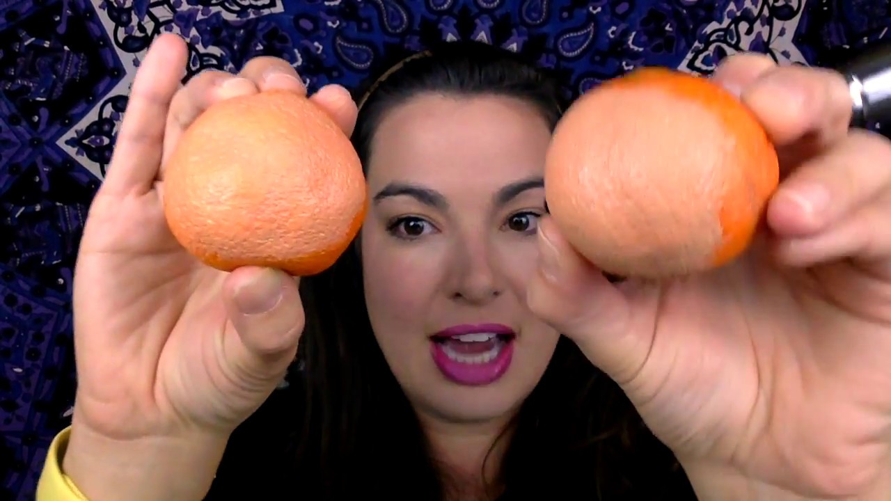 Younique Glorious Face Primer vs no primer Orange demo YouTube