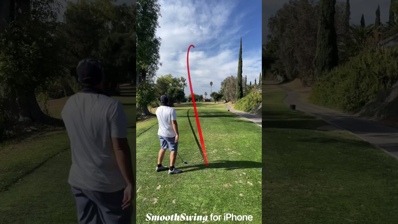 Playing golf at canyon crest. 210 yard par three.  Good times. Shot tracing with the iPhone. 