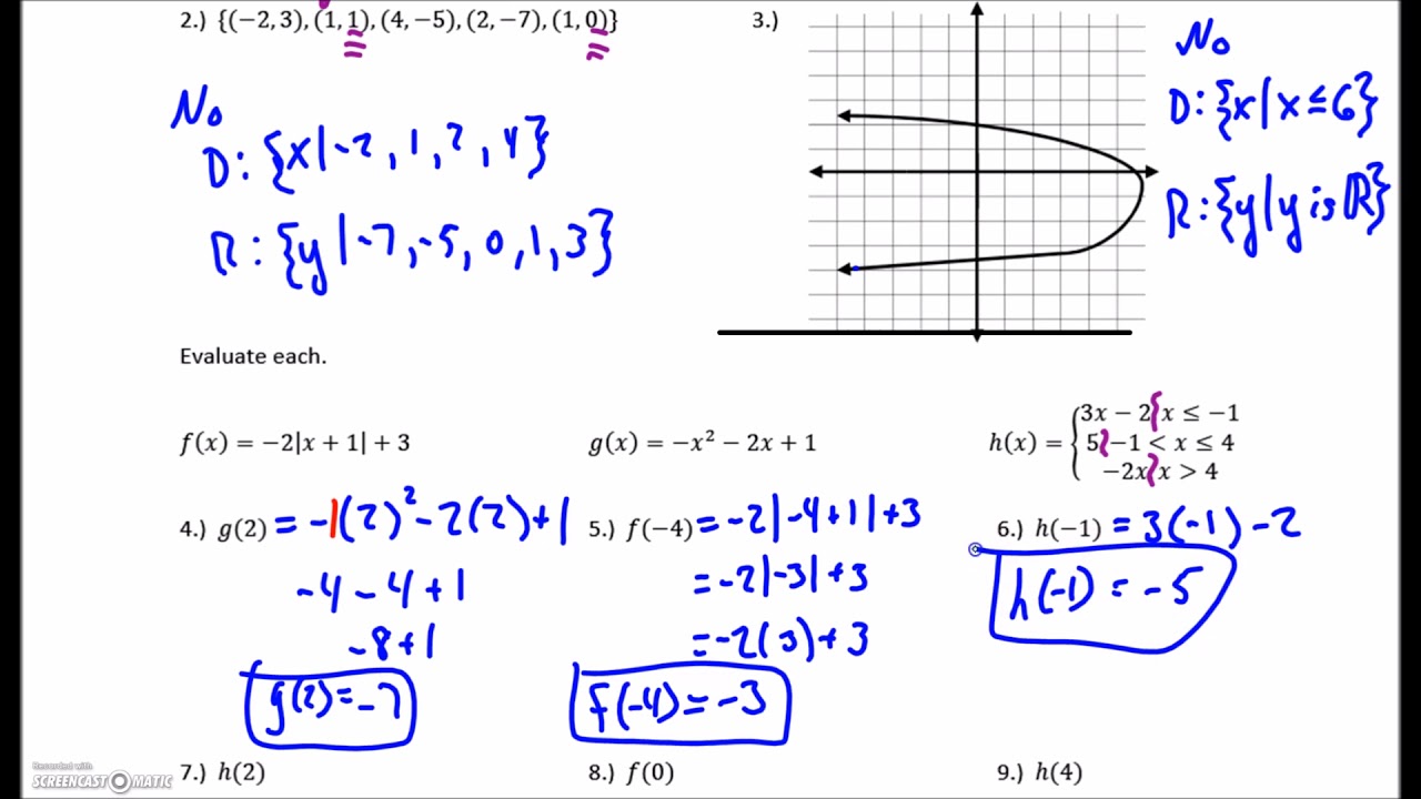 algebra 2 unit 1 lesson 7 homework