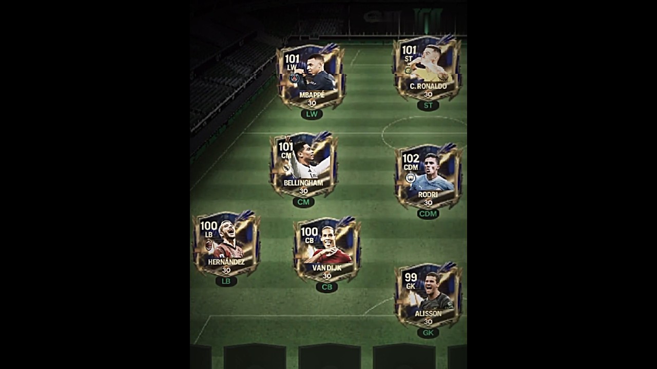 Toty team of the season 2024 in fc mobile 