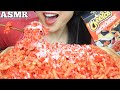 ASMR CHEESY FLAMING HOT CHEETOS MAC & CHEESE (EATING SOUNDS) | SAS-ASMR