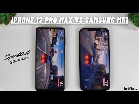 iPhone 12 Pro Max vs Samsung Galaxy M51| Apple A14 vs Snapdragon 730 Speedtest, Comparison