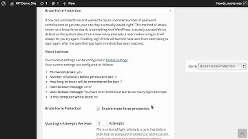 iThemes Security for WordPress: Brute Force Protection