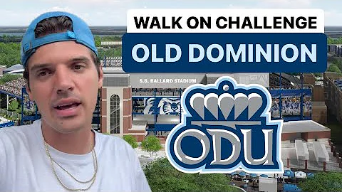 I Tried To Walk On The Football Field At Old Dominion