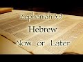 Zephaniah 3:9 Hebrew Now or Hebrew Later