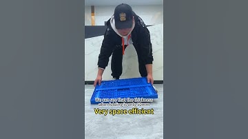 Introduction to folding crate #folding #crateopening #fyp #use #fruit #transport #vegetables