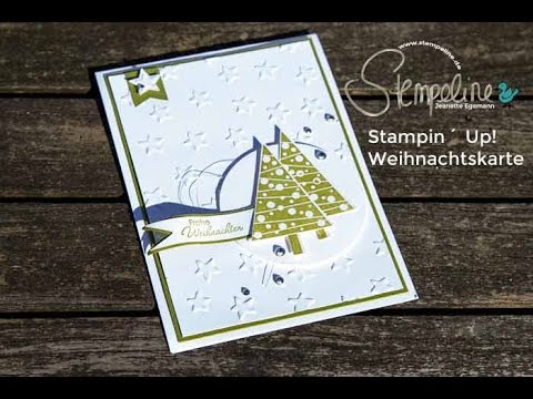Stampin Up Weihnachtskarte Christbaumfestival Youtube