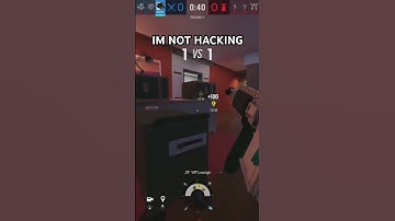 I PROMISE IM NOT HACKING#rainbowsix #rainbowsixsiegeclip #r6siege #r6clips #r6