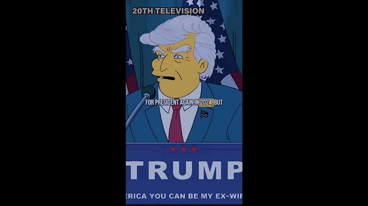 The Simpsons 'Predicted' Donald Trump 2024 Back in 2015 #shorts