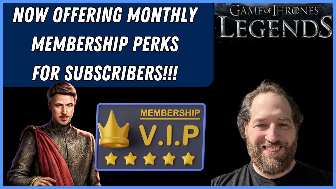 NOW OFFERING MONTHLY MEMBERSHIP PERKS! 💎 Game Of Thrones Legends RPG ...