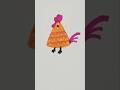 Easy Cock drawing #art #drawing #sketch #diy #craft #youtube #shorts