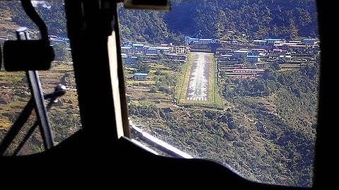 FSX Lukla Nepal start and landing with DHC - 6 Twin Otter