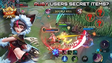 Ruby Users Secret Items Build? | Ruby Best Build 2022 | Mobile Legends