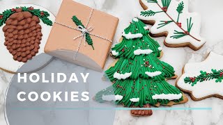 Holiday Cookies Easy Royal Icing Cookies