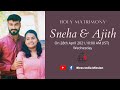 Ajith  sneha  wedding live  28th april 2021  bless india mission