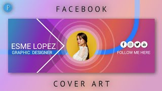 MODERN FACEBOOK COVER ART on ANDROID using PIXELLAB || Tutorial screenshot 5