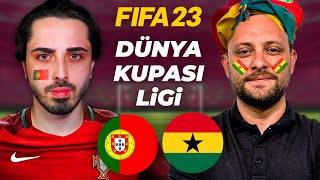 RONALDO AYAK DIŞI UZAKTAN MÜTHİŞ GOL! // PORTEKİZ vs GANA // FIFA 23 DÜNYA KUPASI LİGİ @OnurTugrul