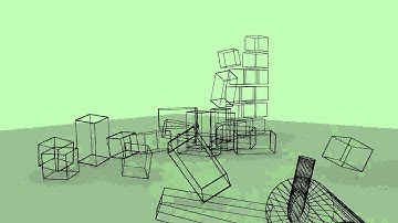 Brick Wall - Blender Rigid Body Simulation Example