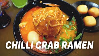 CHILLI CRAB RAMEN at Menya Shi Shi Do