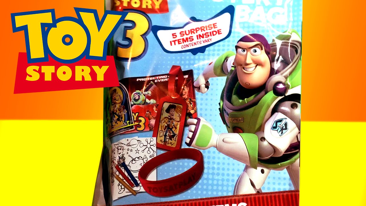 Toys Surprise Toy Story 3 Mystery Bag Disney Pixar Woody Buzz Lightyear