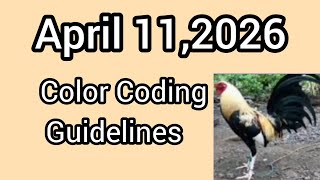 April 11,2026 Color Coding Guidelines 