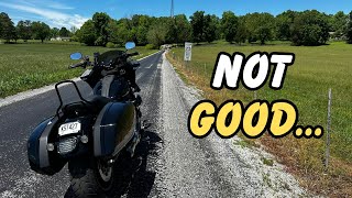 I took my Harley Low Rider ST on a Sketchy Backwoods Road