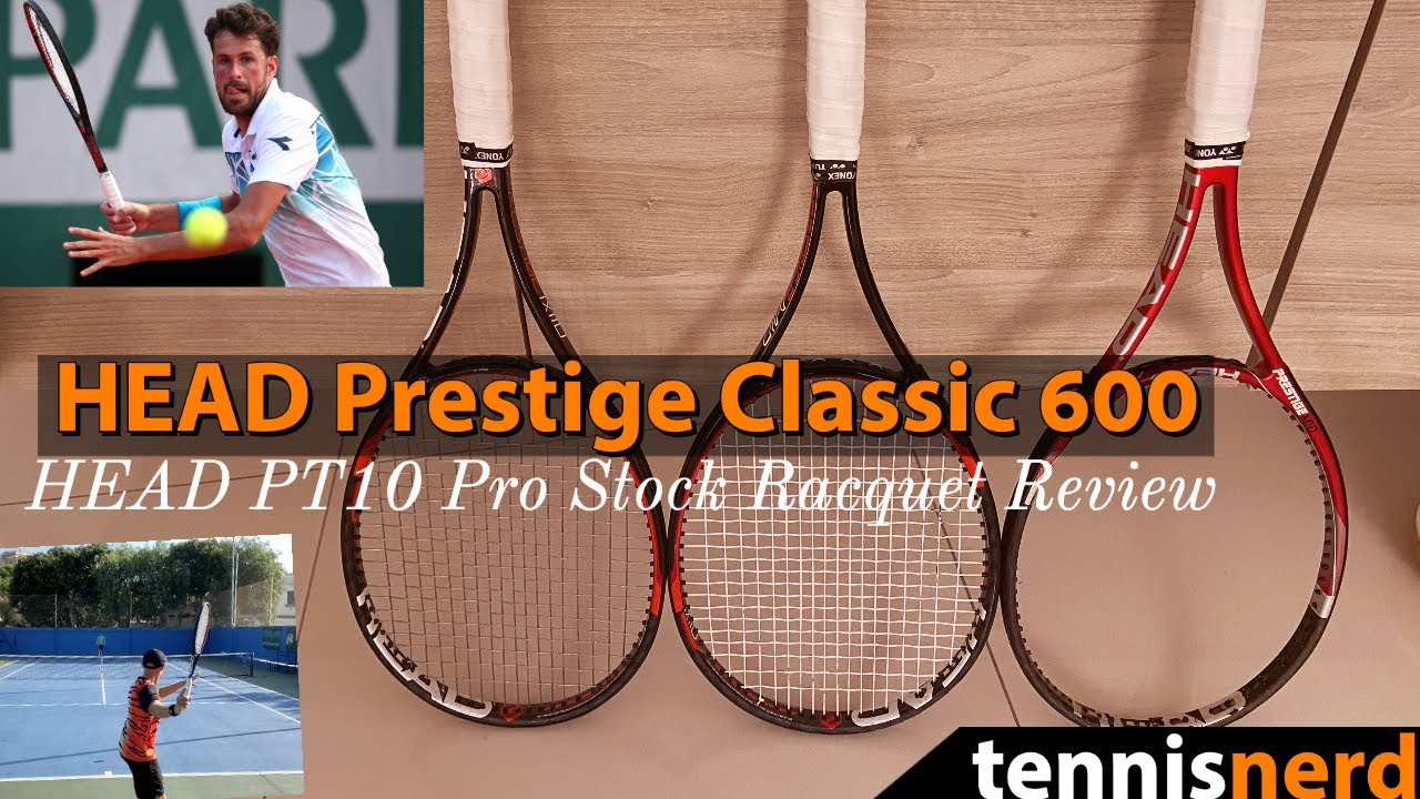 HEAD Prestige Classic 600/ PT10 Pro Stock Racquet Review - Testing Robin  Haase's old racquets