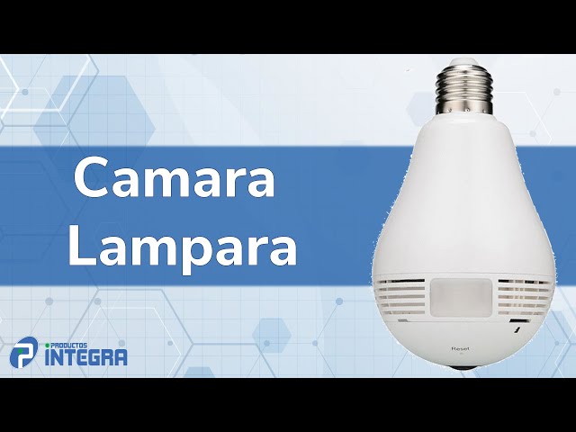 BOMBILLA CAMARA ESPIA Bombilla WIFI con cámara 360° Unboxing y Review