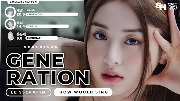 [LE SSERAFIM] GENERATION • VERTICAL HOW WOULD SING | SEULGISUN