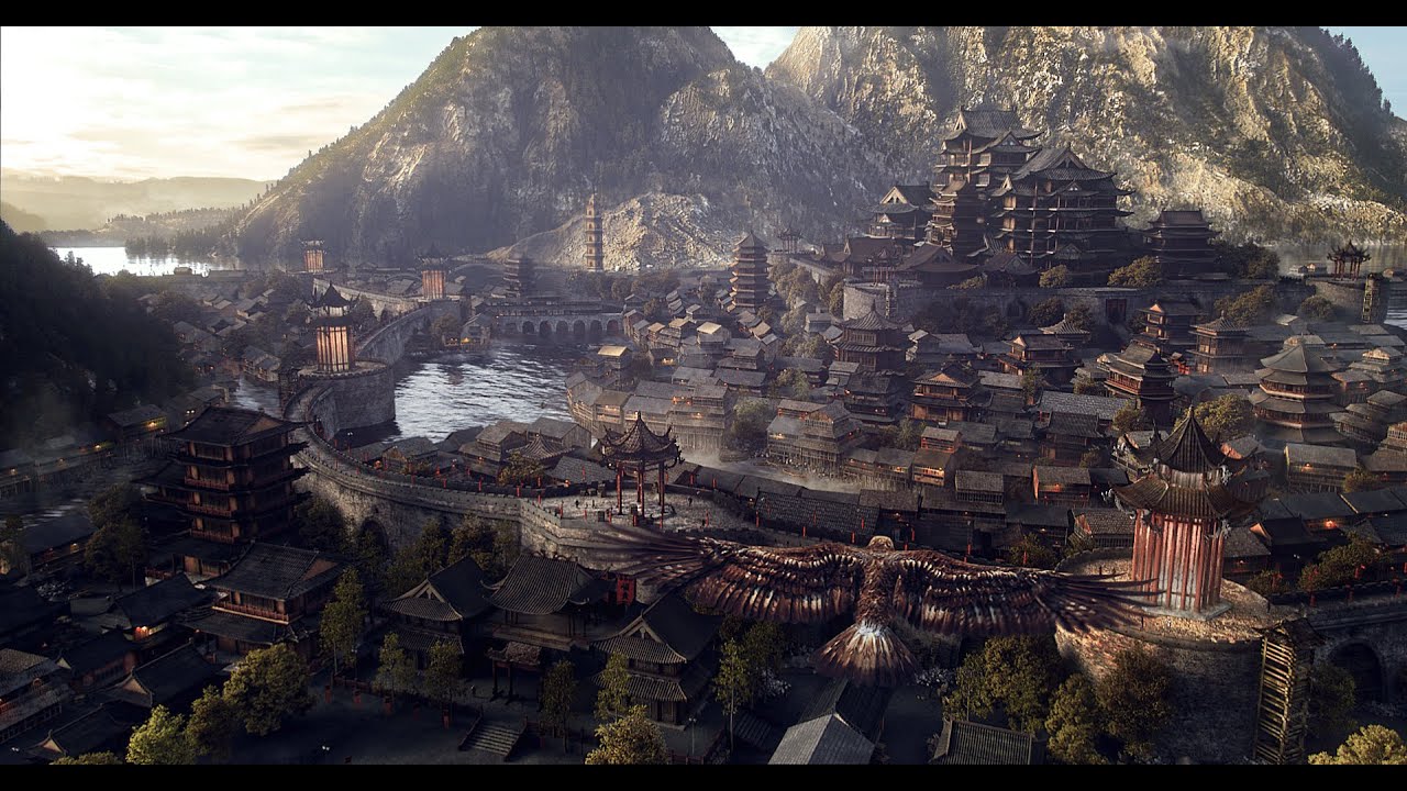 背景cg Mayaで森や山を作る Standin スタンドイン とmash マッシュ を使って大量のオブジェクトをレンダリングする方法