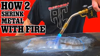 (Oil Can Removal) How To Shrink (Sheet Metal) With A Torch