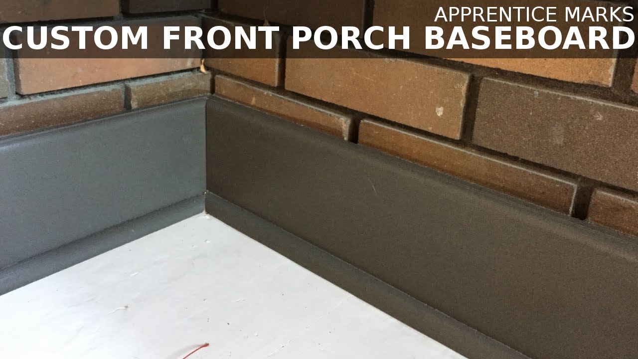 DIY Front Porch Baseboard YouTube DIY Front Porch Baseboard YouTube