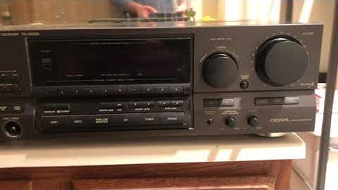 Technics AV Control Stereo Receiver SA-GX505