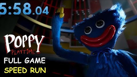 Poppy Playtime: Chapter 1 Speedrun (5:58.04) (pb) (ps4)