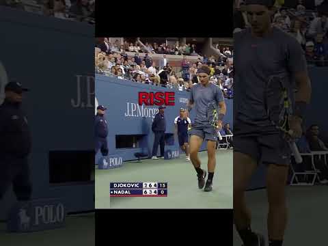 Two more INSANE points from the 2 GOATS. RISE UP! #tennis #rafaelnadal #novakdjokovic