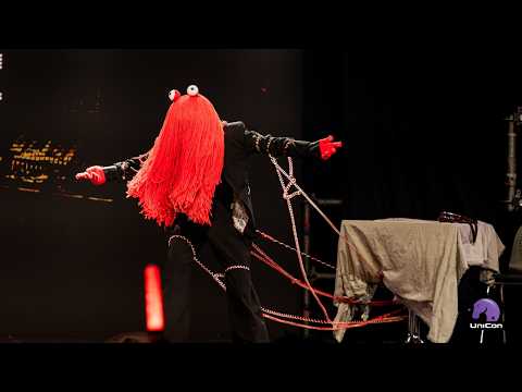 "The Call Never Ends" Don't Hug Me I'm Scared Red Guy Cosplay