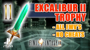 Final Fantasy 9 - EXCALIBUR II SpeedRun - NO CHEATS - ALL FMV