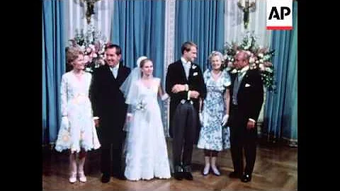 Tricia Nixon married at White House