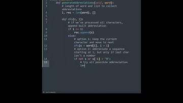 Leetcode 320. Generalized Abbreviation in Python | Python Leetcode | Python Coding Tutorial | ASMR
