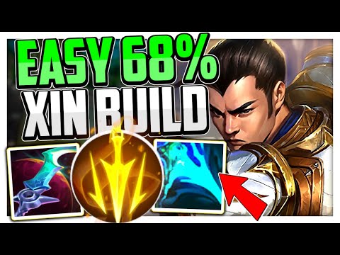 New EASY Xin Zhao Jungle Build for Season 12 [68% WR BUILD!] How to Play Xin Jungle & CARRY S12!