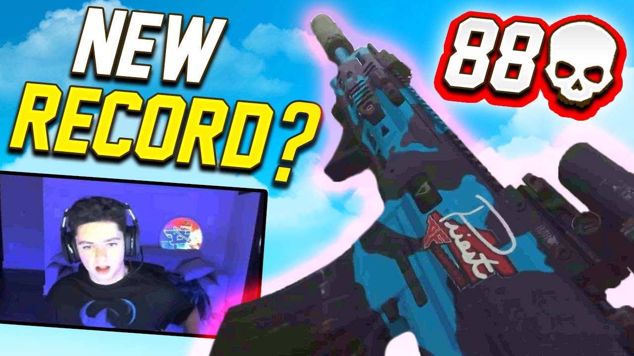 88 Kill World Record Warzone Squads Attempt... - YouTube